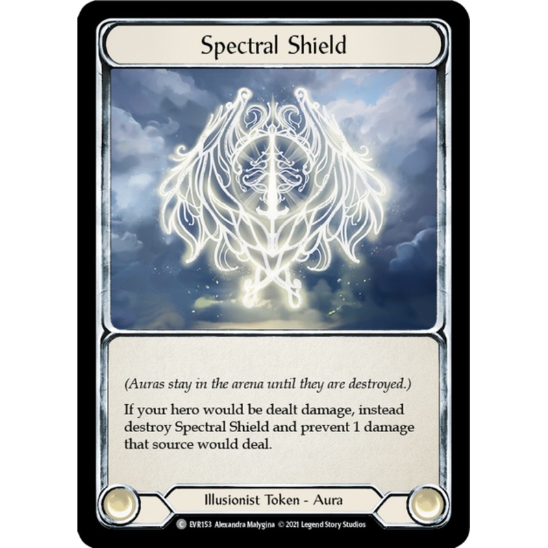 Flesh and Blood Everfest First Edition T EVR153 Spectral Shield Rainbow