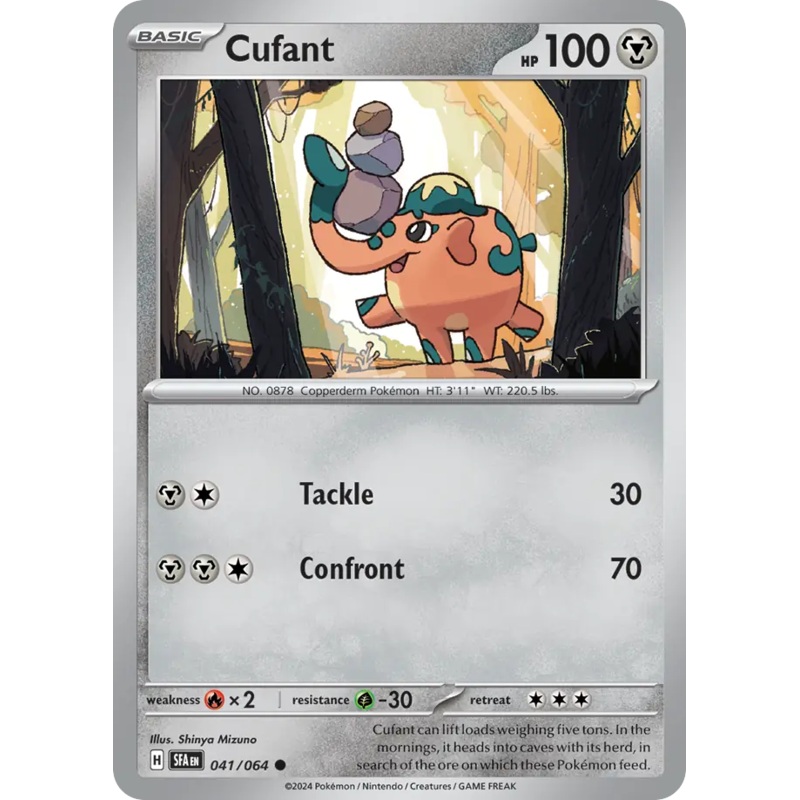 041/064 41/64 Cufant Pokemon Card Shrouded Fable Common *MINT*