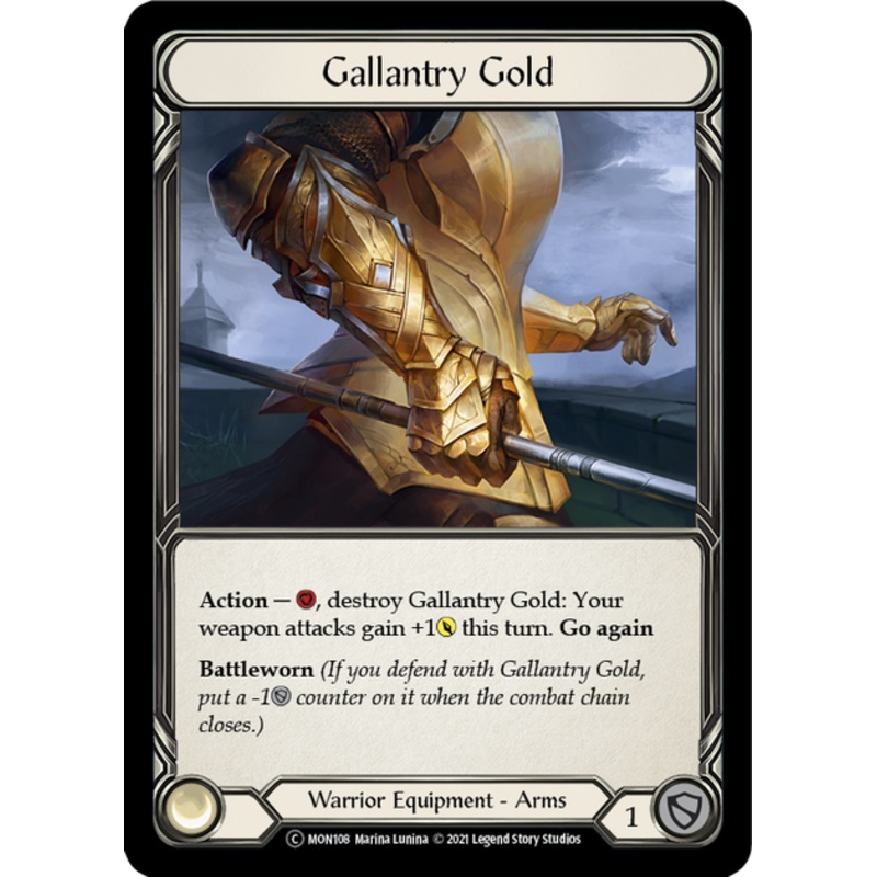 Flesh and Blood Monarch Unlimited C MON108 Gallantry Gold Standard