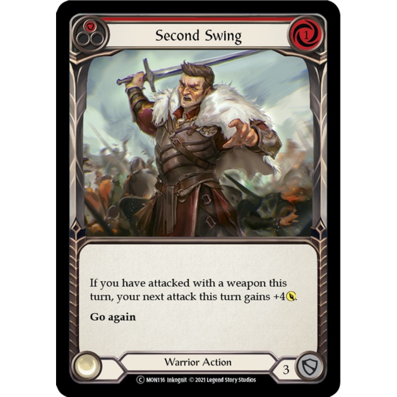 Flesh and Blood Monarch Unlimited C MON116 Second Swing (Red) Standard