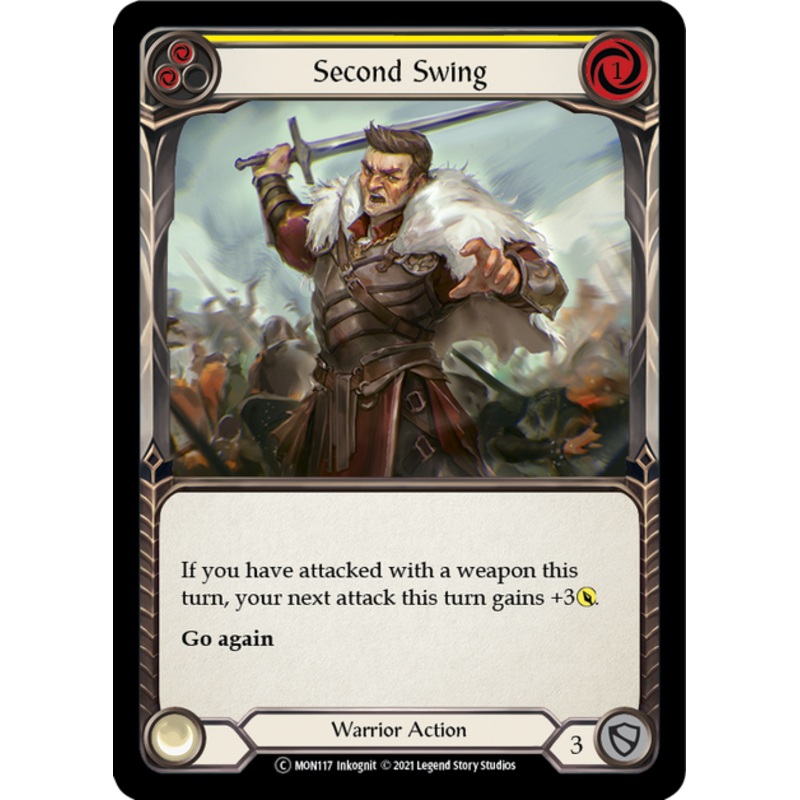 Flesh and Blood Monarch Unlimited C MON117 Second Swing (Yellow) Rainbow