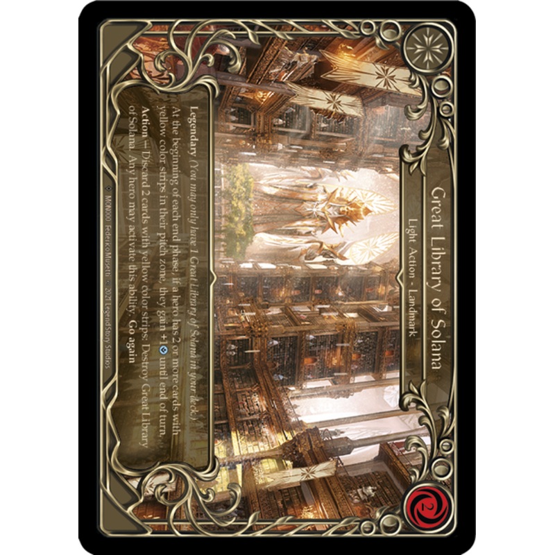 Flesh and Blood Monarch Unlimited F MON000 Great Library of Solana Rainbow