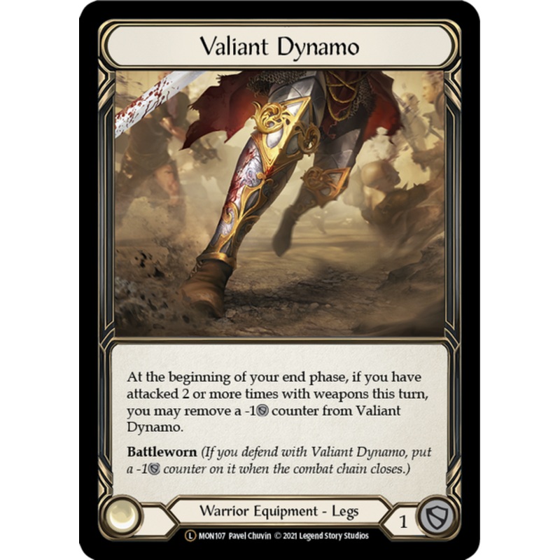 Flesh and Blood Monarch Unlimited L MON107 Valiant Dynamo Rainbow