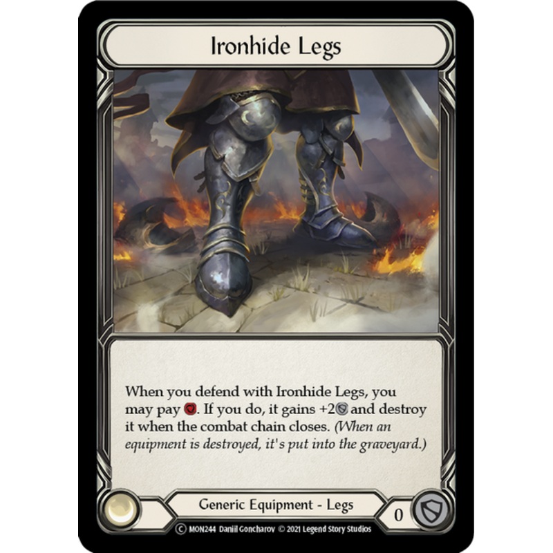 Flesh and Blood Monarch Unlimited C MON244 Ironhide Legs Standard
