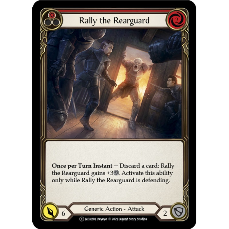 Flesh and Blood Monarch Unlimited C MON281 Rally the Rearguard (Red) Standard