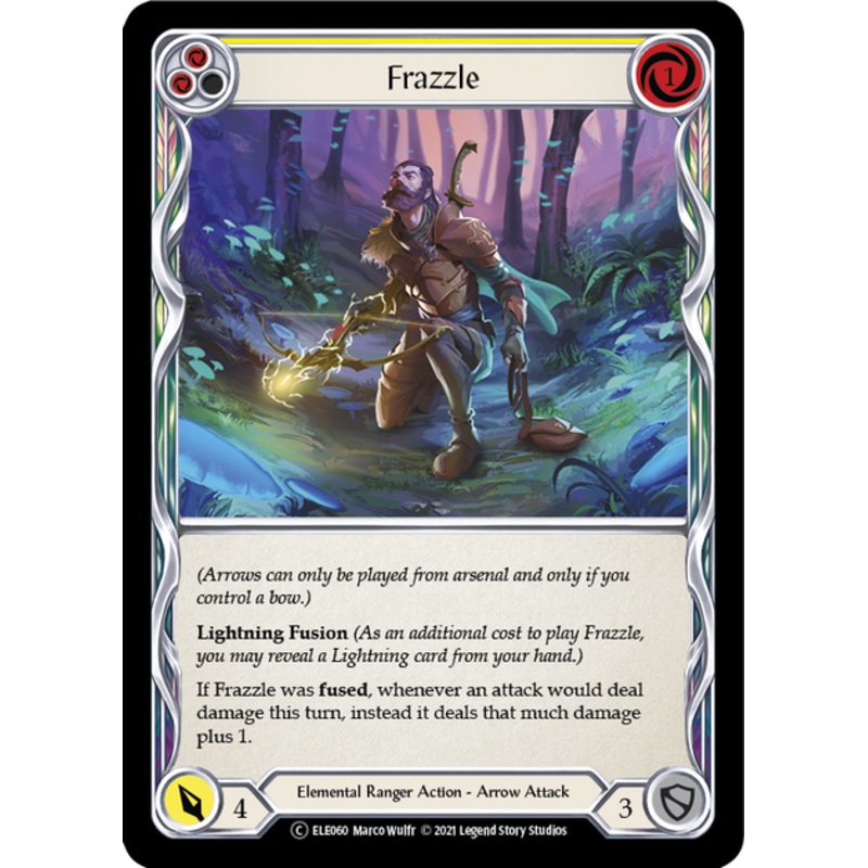 Flesh and Blood Tales of Aria Unlimited C ELE060 Frazzle (Yellow) Standard