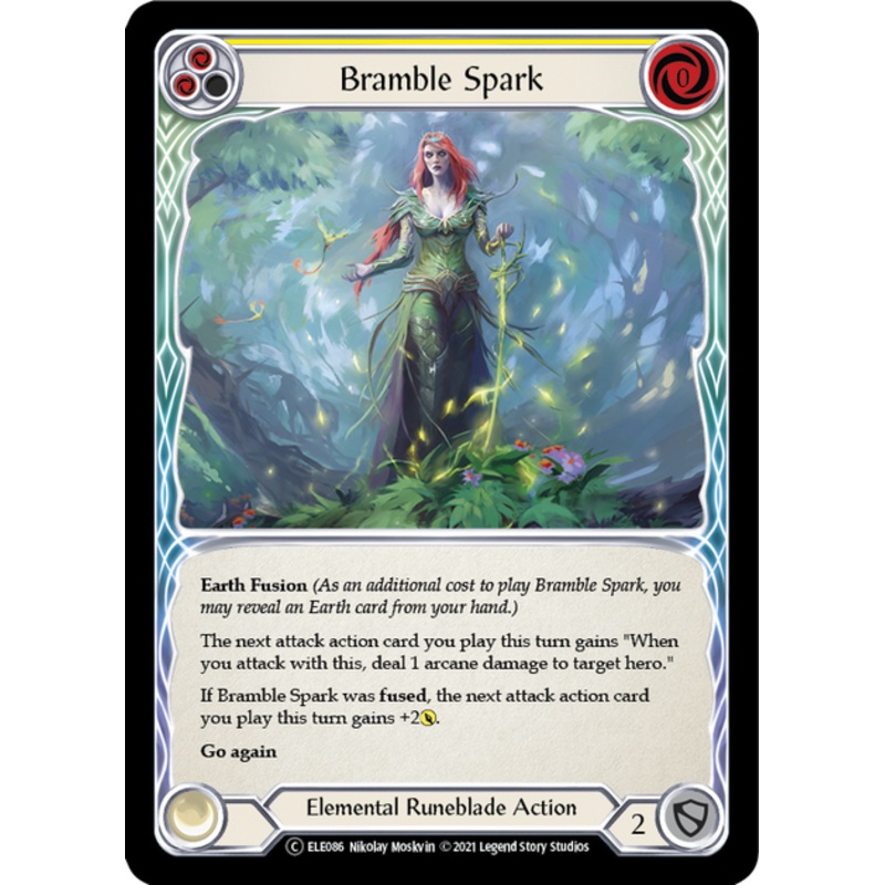 Flesh and Blood Tales of Aria Unlimited C ELE086 Bramble Spark (Yellow) Standard