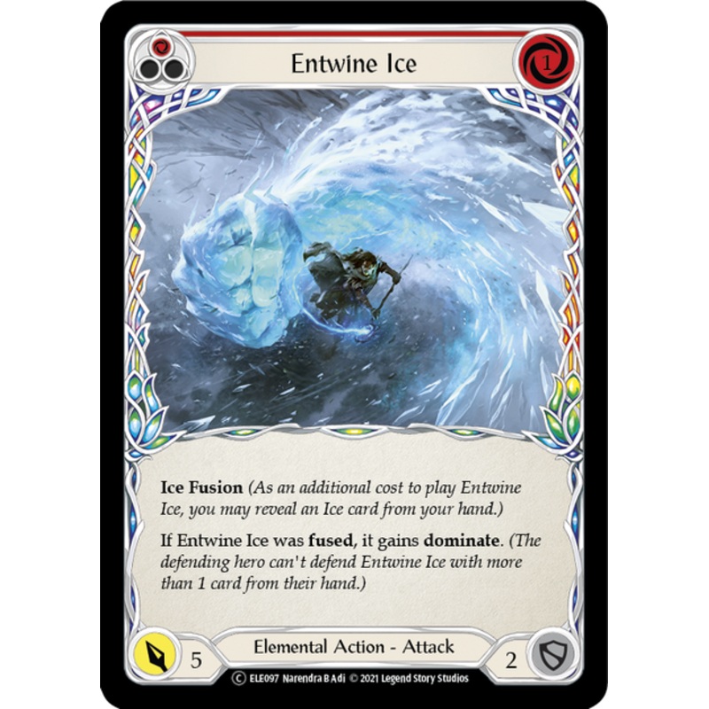 Flesh and Blood Tales of Aria Unlimited C ELE097 Entwine Ice (Red) Standard