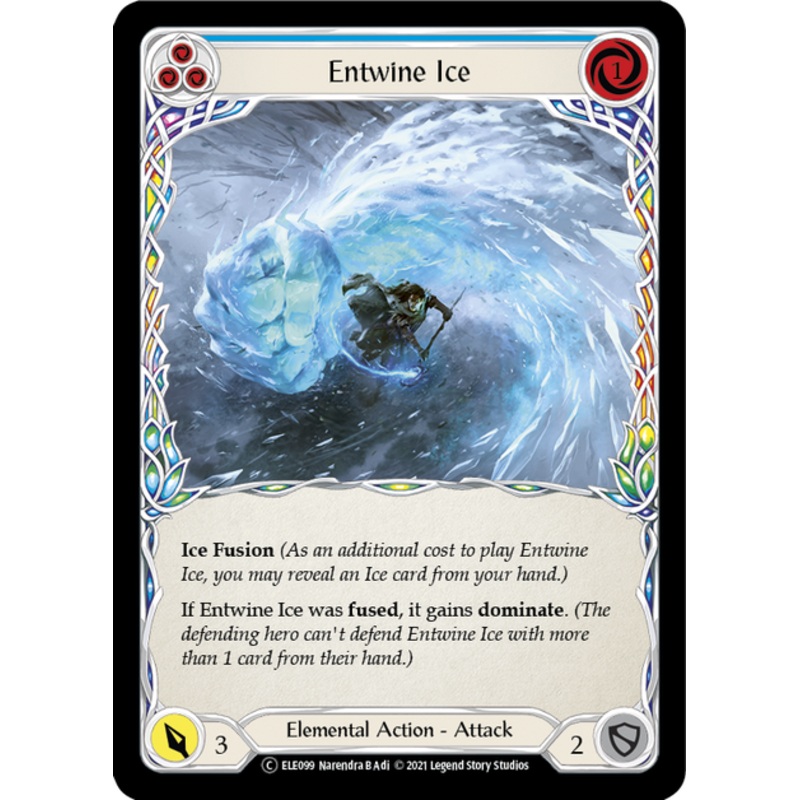 Flesh and Blood Tales of Aria Unlimited C ELE099 Entwine Ice (Blue) Standard