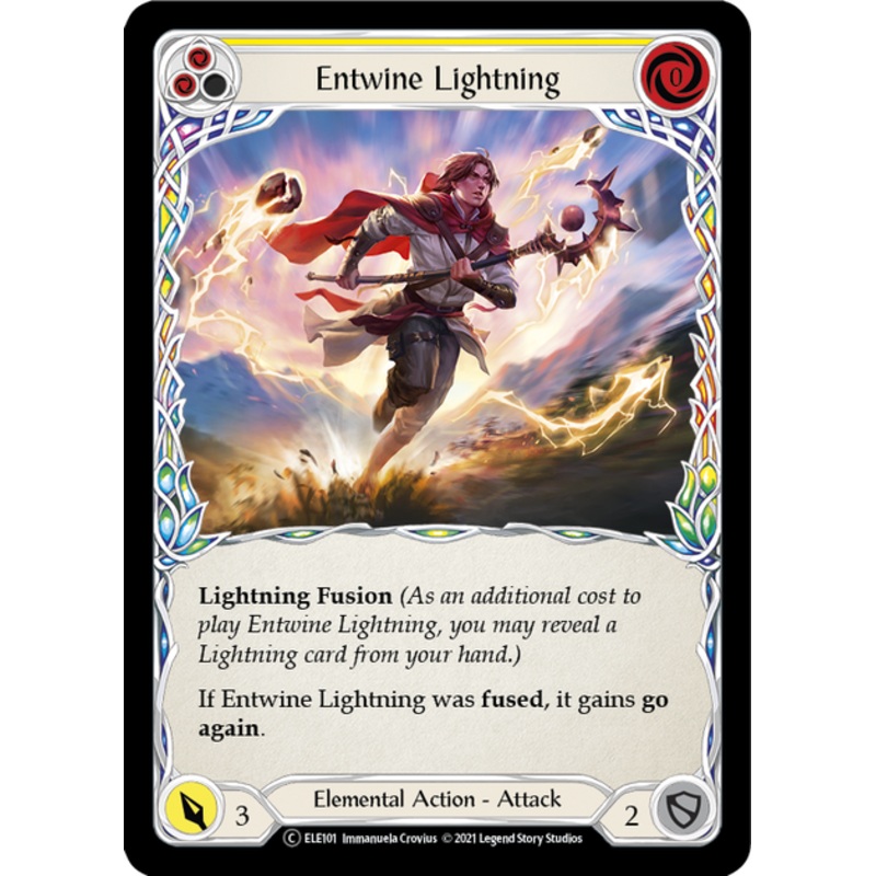 Flesh and Blood Tales of Aria Unlimited C ELE101 Entwine Lightning (Yellow) Rainbow