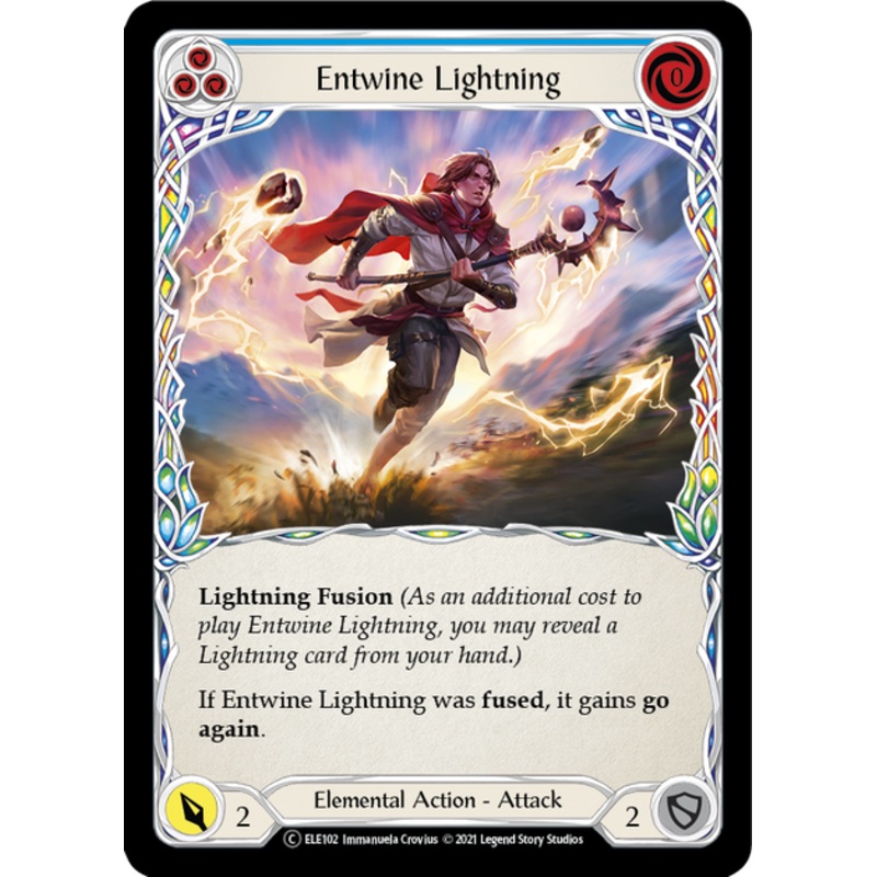 Flesh and Blood Tales of Aria Unlimited C ELE102 Entwine Lightning (Blue) Rainbow