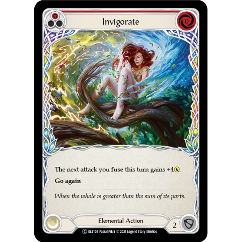 Flesh and Blood Tales of Aria Unlimited C ELE103 Invigorate (Red) Rainbow