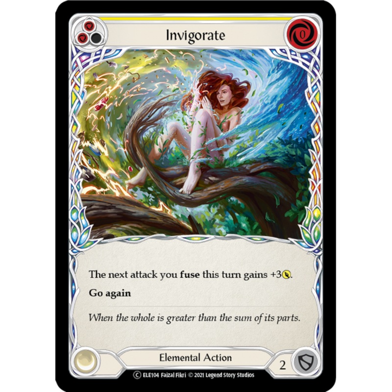Flesh and Blood Tales of Aria Unlimited C ELE104 Invigorate (Yellow) Rainbow