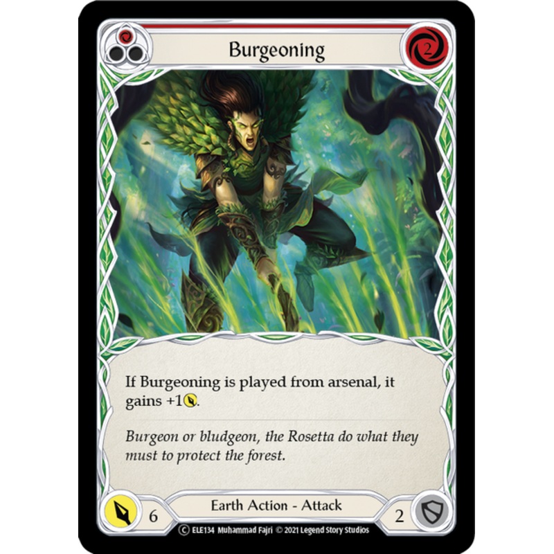 Flesh and Blood Tales of Aria Unlimited C ELE134 Burgeoning (Red) Standard