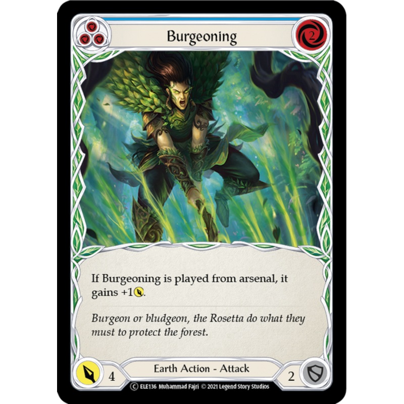 Flesh and Blood Tales of Aria Unlimited C ELE136 Burgeoning (Blue) Standard