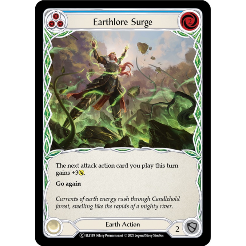 Flesh and Blood Tales of Aria Unlimited C ELE139 Earthlore Surge (Blue) Rainbow