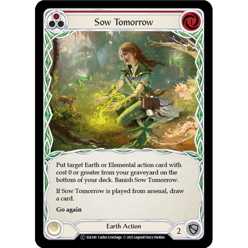 Flesh and Blood Tales of Aria Unlimited C ELE140 Sow Tomorrow (Red) Standard