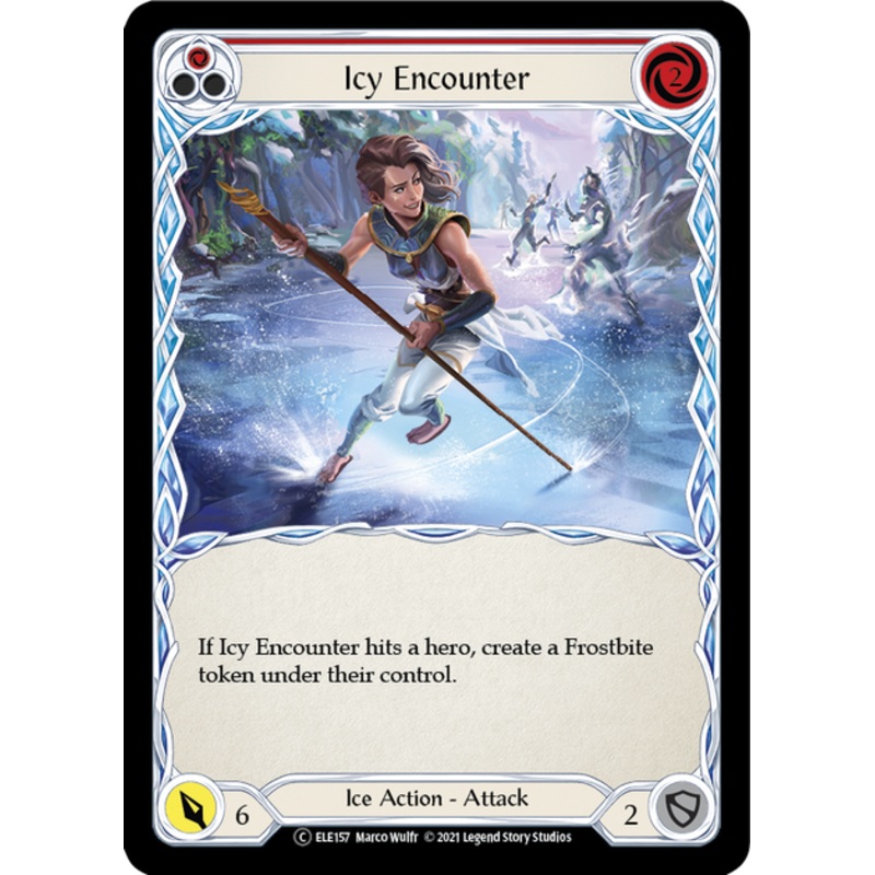Flesh and Blood Tales of Aria Unlimited C ELE157 Icy Encounter (Red) Rainbow