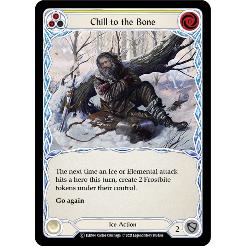 Flesh and Blood Tales of Aria Unlimited C ELE164 Chill to the Bone (Yellow) Standard