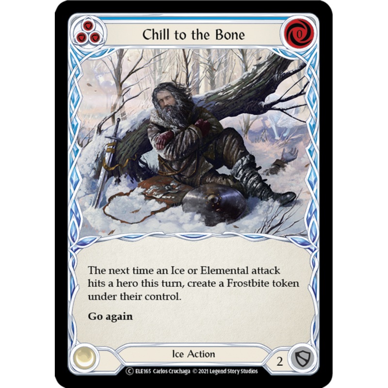 Flesh and Blood Tales of Aria Unlimited C ELE165 Chill to the Bone (Blue) Standard