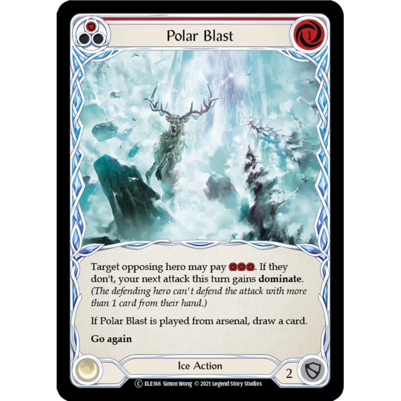Flesh and Blood Tales of Aria Unlimited C ELE166 Polar Blast (Red) Rainbow
