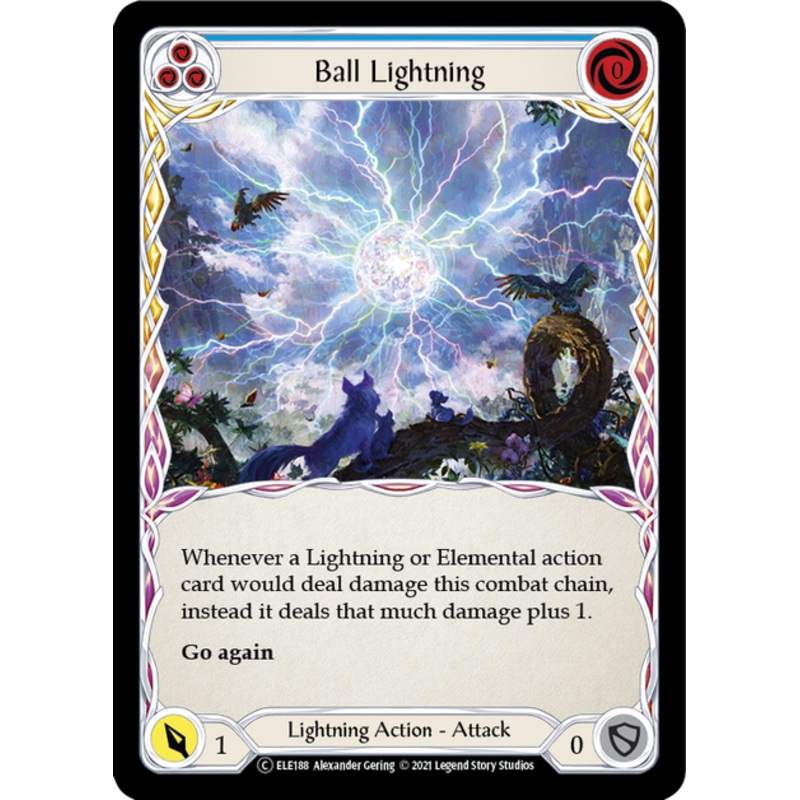Flesh and Blood Tales of Aria Unlimited C ELE188 Ball Lightning (Blue) Standard