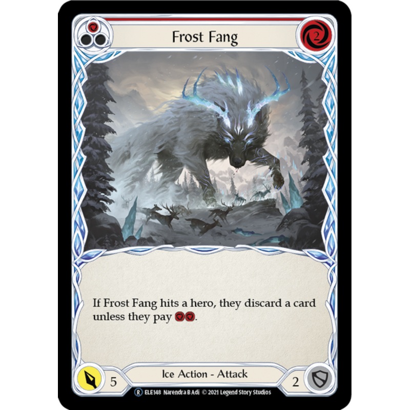 Flesh and Blood Tales of Aria Unlimited R ELE148 Frost Fang (Red) Rainbow