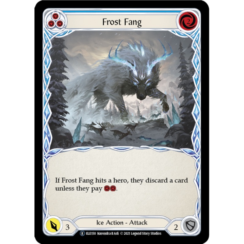 Flesh and Blood Tales of Aria Unlimited R ELE150 Frost Fang (Blue) Standard