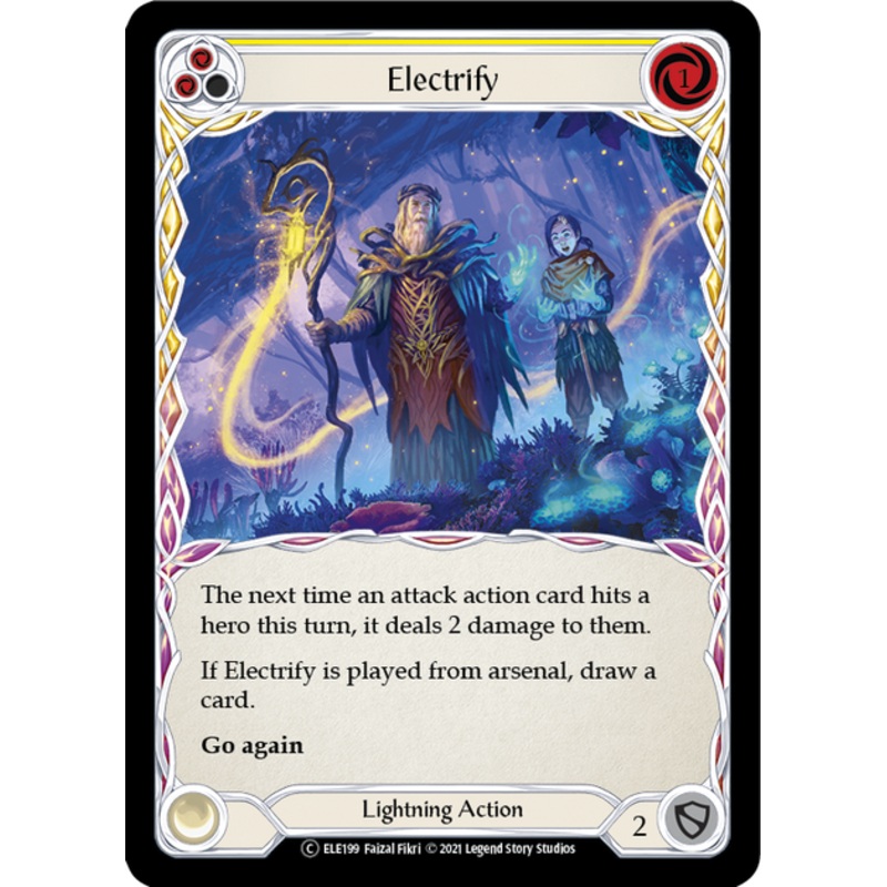 Flesh and Blood Tales of Aria Unlimited C ELE199 Electrify (Yellow) Standard