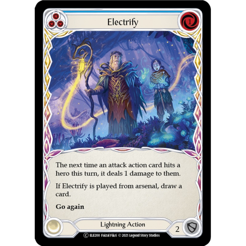 Flesh and Blood Tales of Aria Unlimited C ELE200 Electrify (Blue) Standard