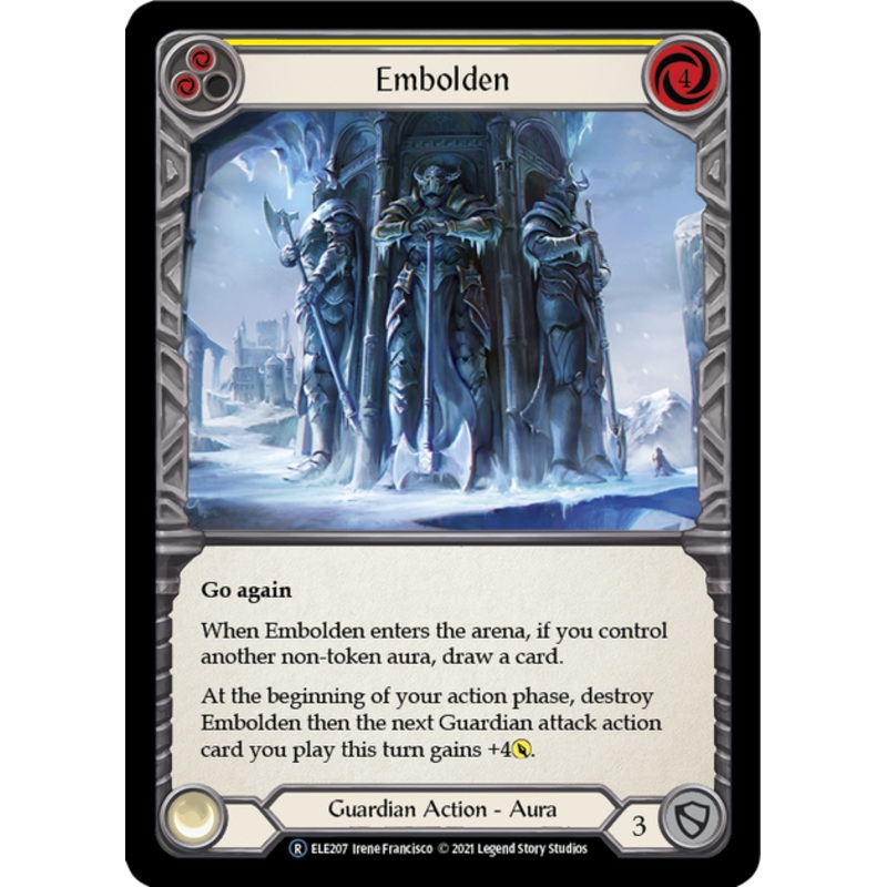 Flesh and Blood Tales of Aria Unlimited R ELE207 Embolden (Yellow) Rainbow