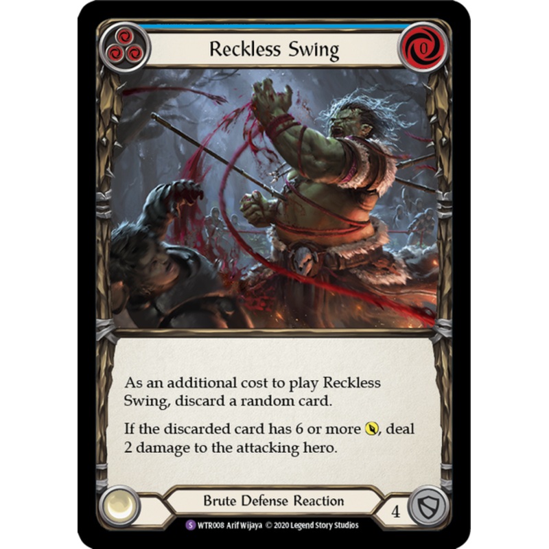 Flesh and Blood Welcome to Rathe Unlimited S WTR008 Reckless Swing Standard