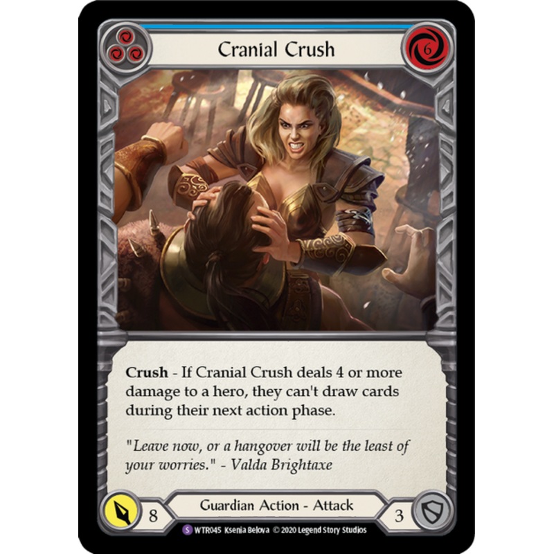 Flesh and Blood Welcome to Rathe Unlimited S WTR045 Cranial Crush Rainbow