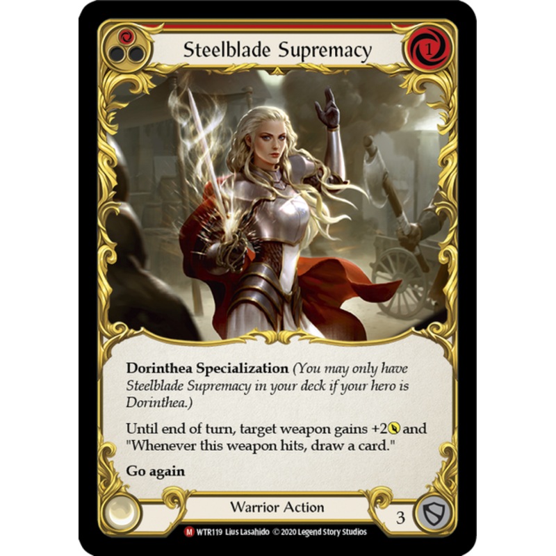 Flesh and Blood Welcome to Rathe Unlimited M WTR119 Steelblade Supremacy Standard