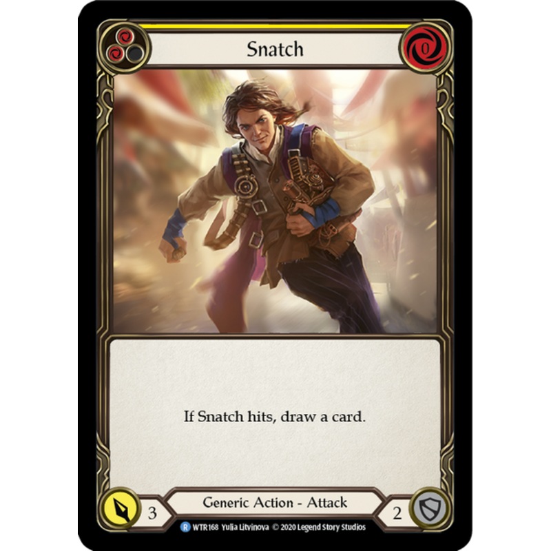 Flesh and Blood Welcome to Rathe Unlimited R WTR168 Snatch (Yellow) Standard