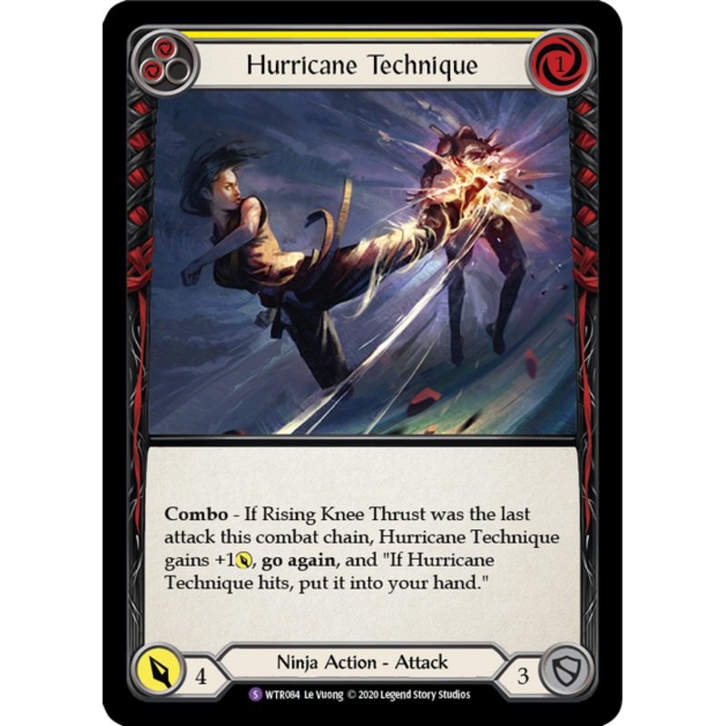 Flesh and Blood Welcome to Rathe Unlimited S WTR084 Hurricane Technique Rainbow