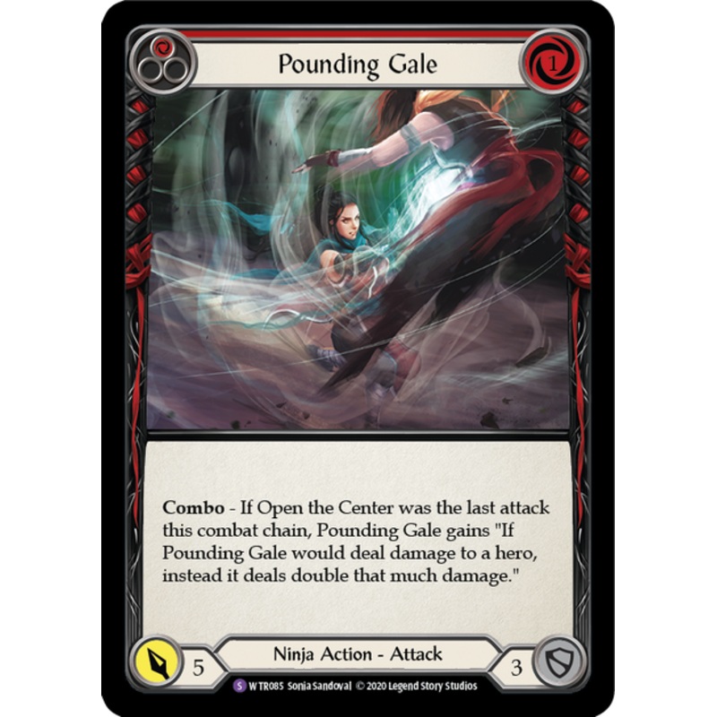 Flesh and Blood Welcome to Rathe Unlimited S WTR085 Pounding Gale Rainbow