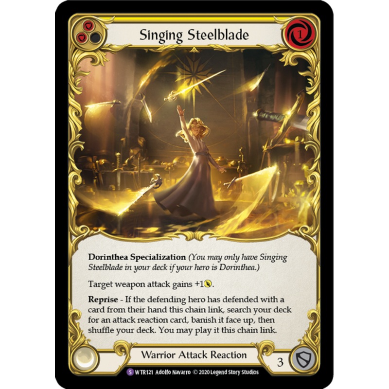 Flesh and Blood Welcome to Rathe Unlimited S WTR121 Singing Steelblade Standard