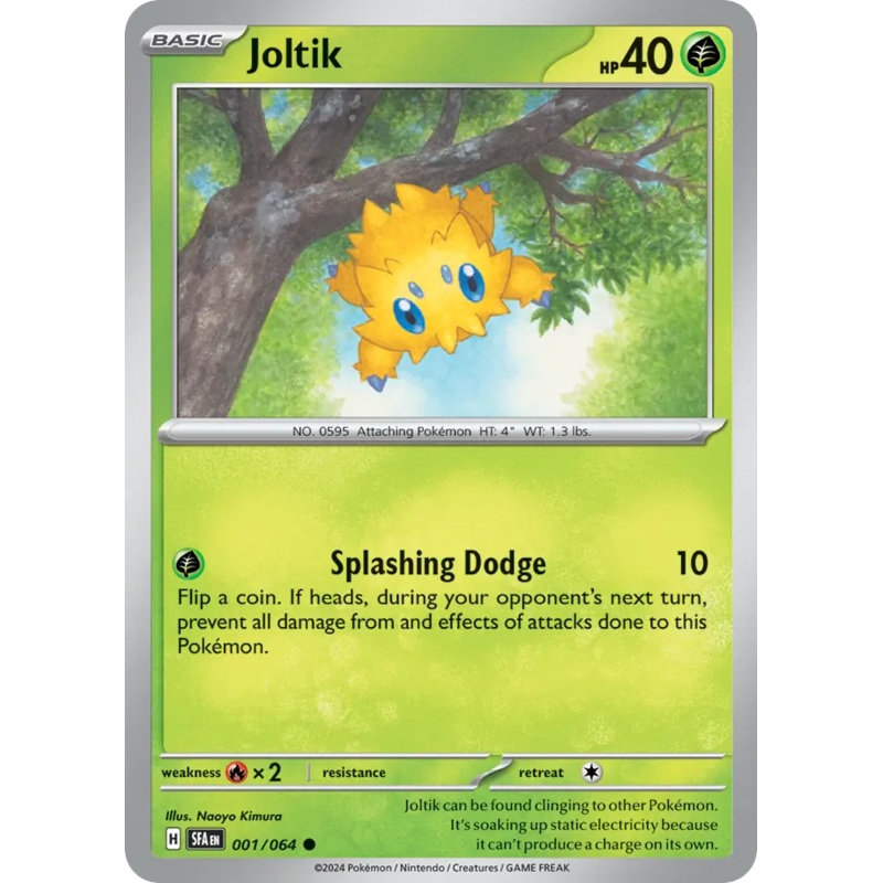 001/064 1/64 Joltik Pokemon Card Shrouded Fable Common *MINT*
