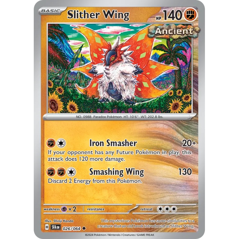 026/064 26/64 Slither Wing Pokemon Card Shrouded Fable Uncommon *MINT*