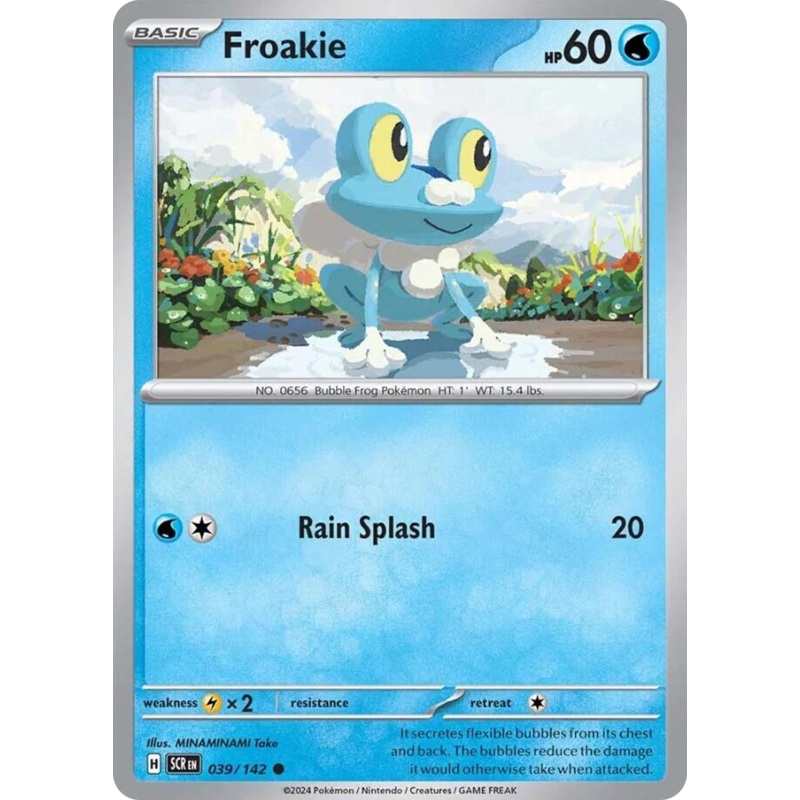 039/142 39/142 Froakie  Pokemon Card  Stellar Crown Common *MINT*
