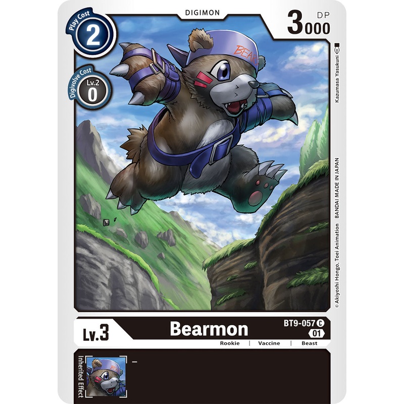 Digimon Card X Record Bearmon BT9-057 C