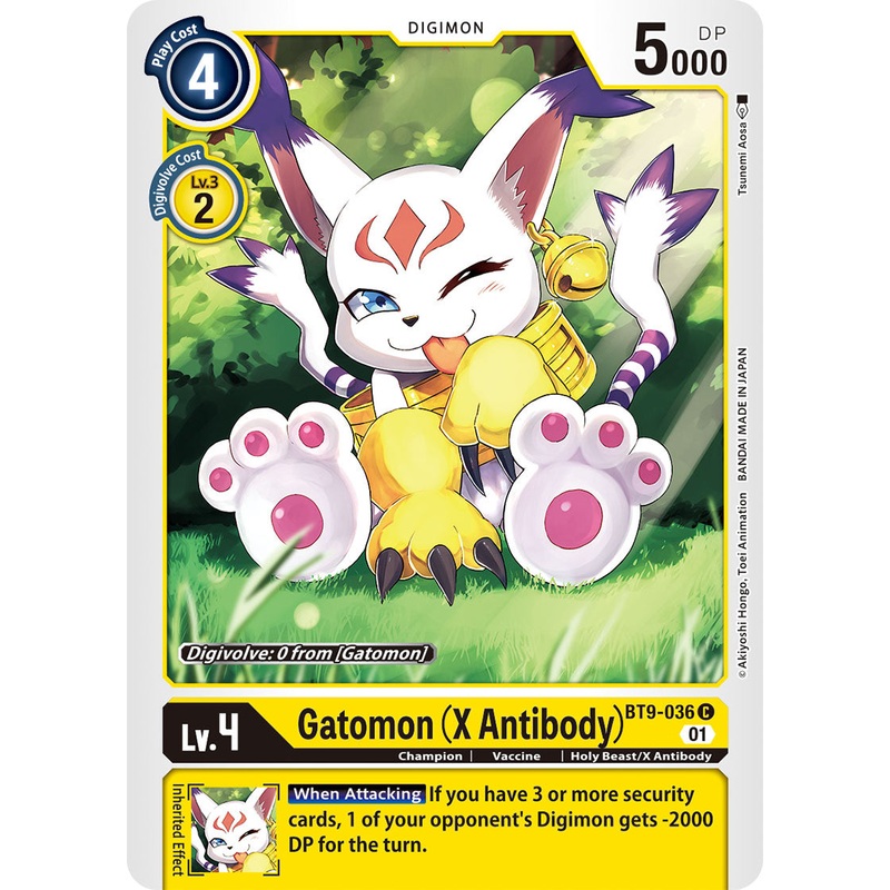 Digimon Card X Record Gatomon (X Antibody) BT9-036 C