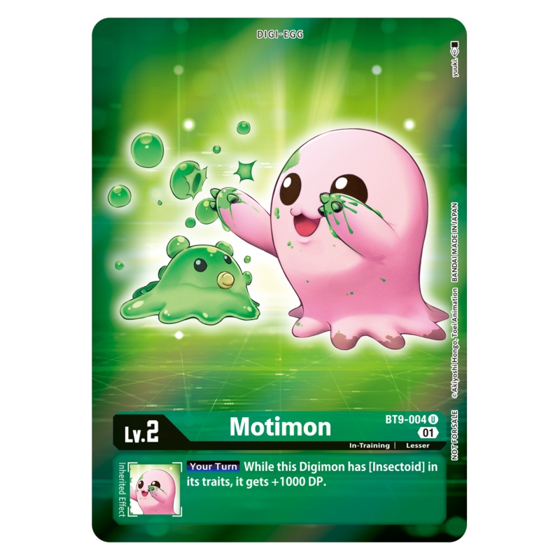 Digimon Card X Record Motimon Alt Art BT9-004 U