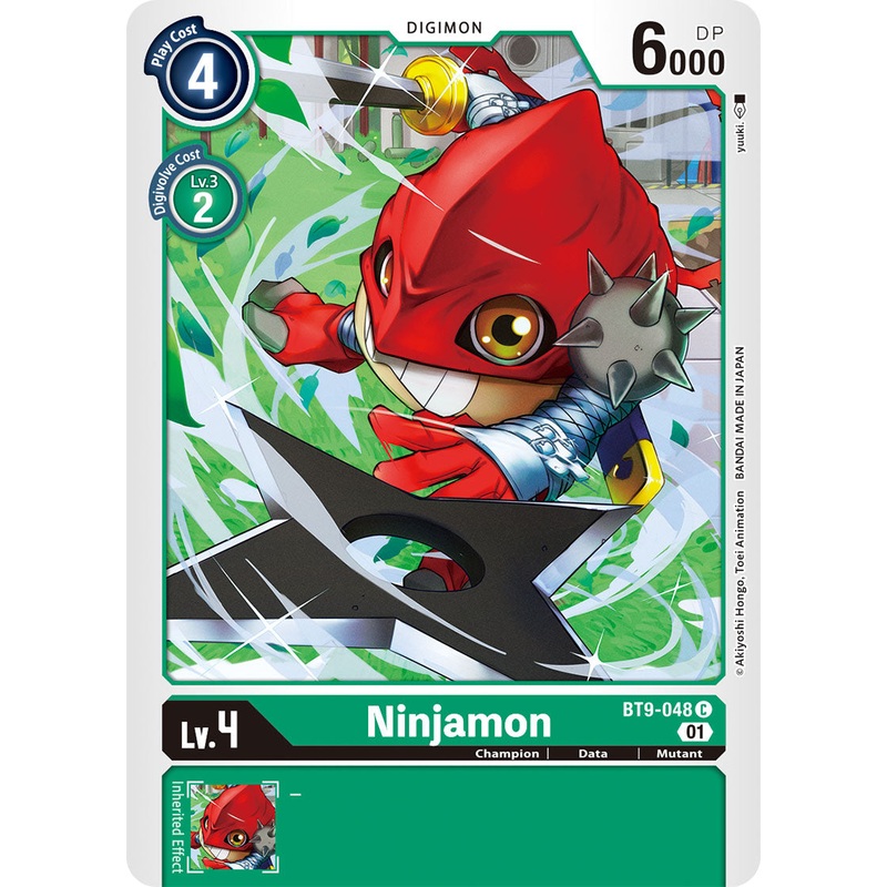 Digimon Card X Record Ninjamon BT9-048 C
