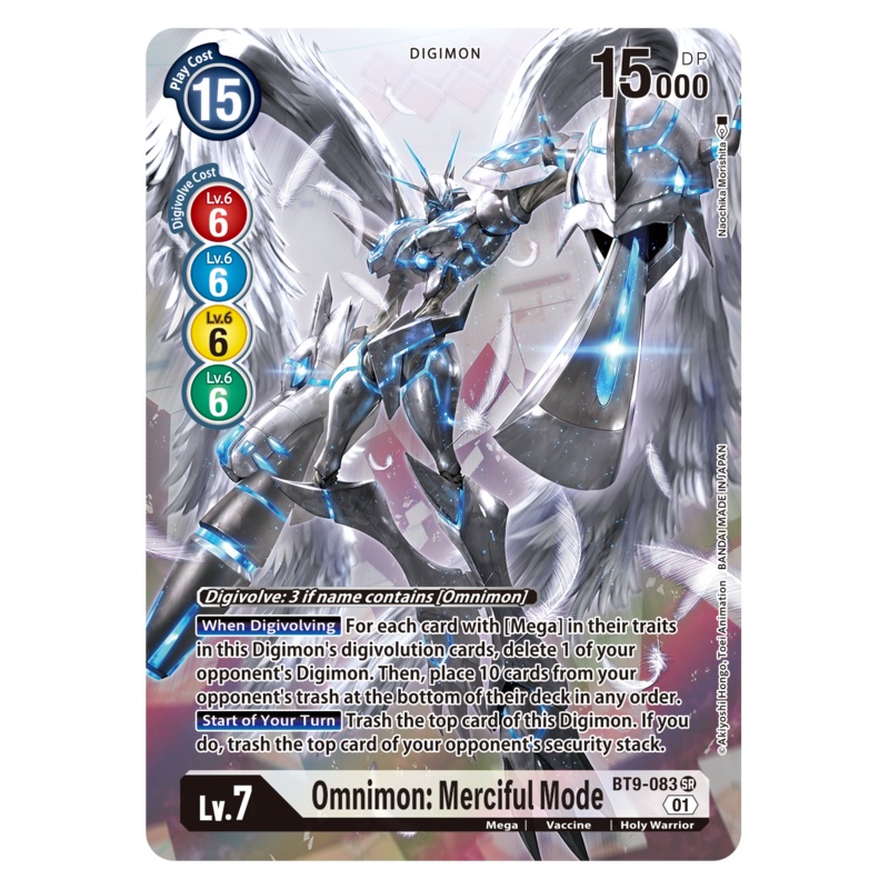 Digimon Card X Record Omnimon: Merciful Mode Alt Art BT9-083 SR
