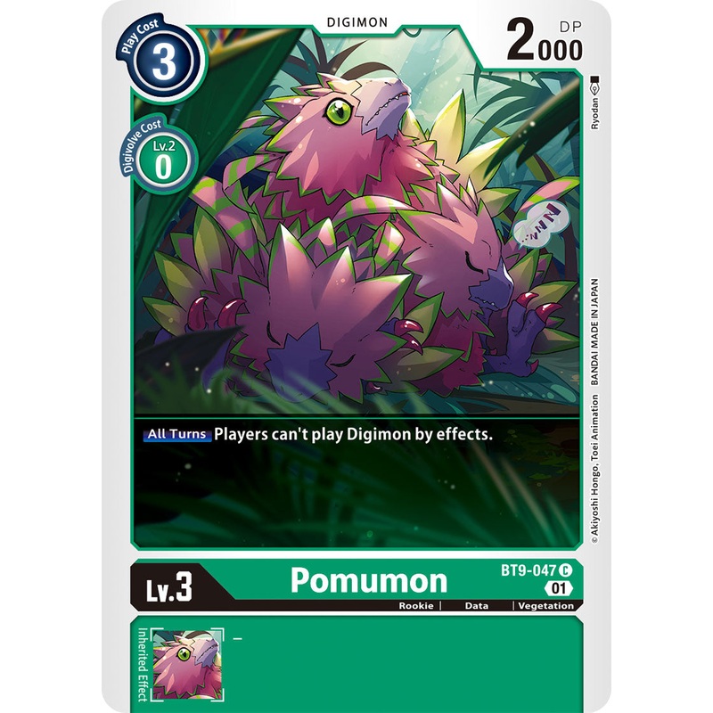 Digimon Card X Record Pomumon BT9-047 C
