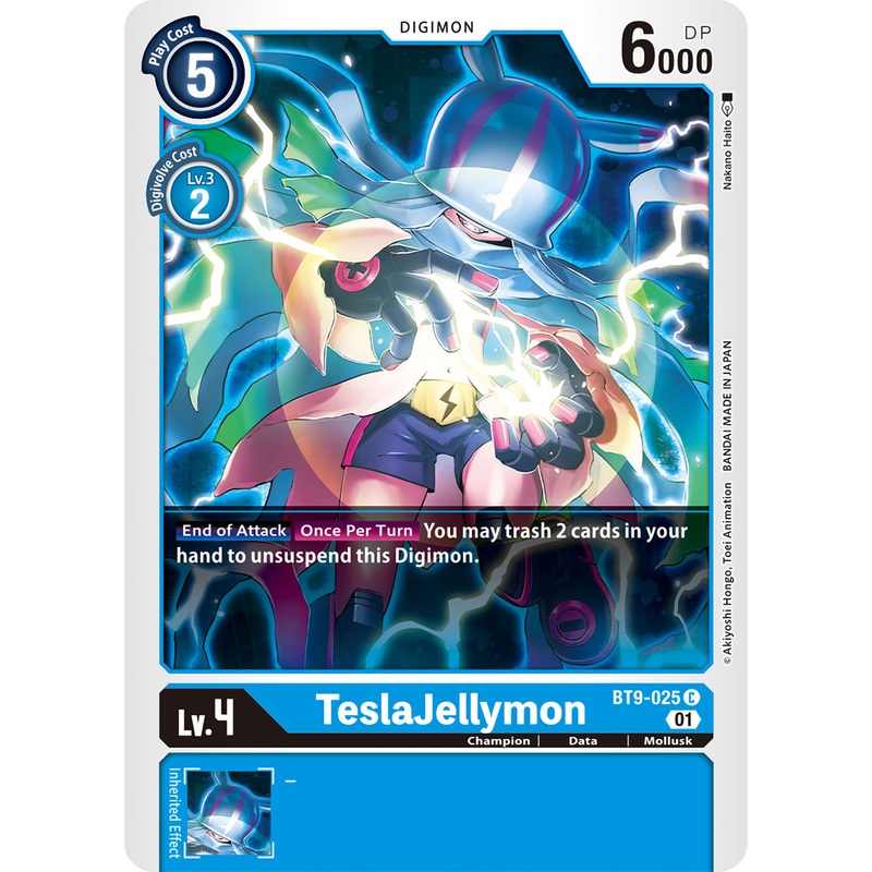 Digimon Card X Record TeslaJellymon BT9-025 C