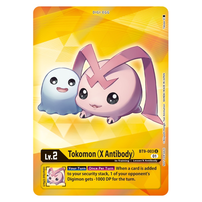 Digimon Card X Record Tokomon (X Antibody) Alt Art BT9-003 U
