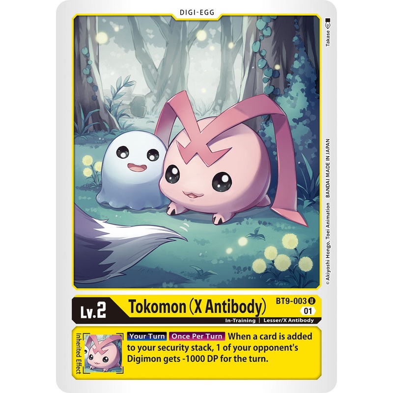 Digimon Card X Record Tokomon (X Antibody) BT9-003 U